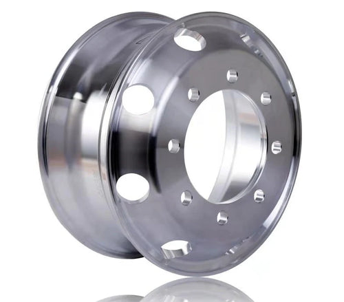Uplead Truck Wheel 19.5 x 6.75 Forged Aluminum Truck wheels Rims Both-Side Mirror Polished