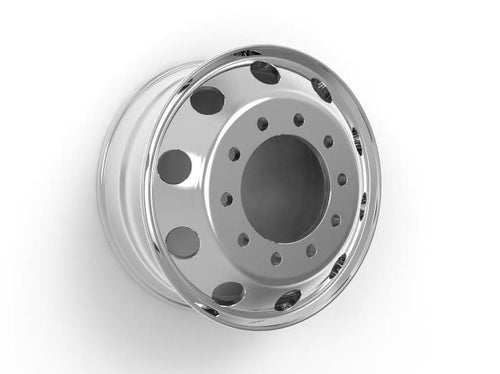 Uplead Truck Wheel 22.5x8.25   Forged Aluminum Rims Machined Polished Hub-Piloted
