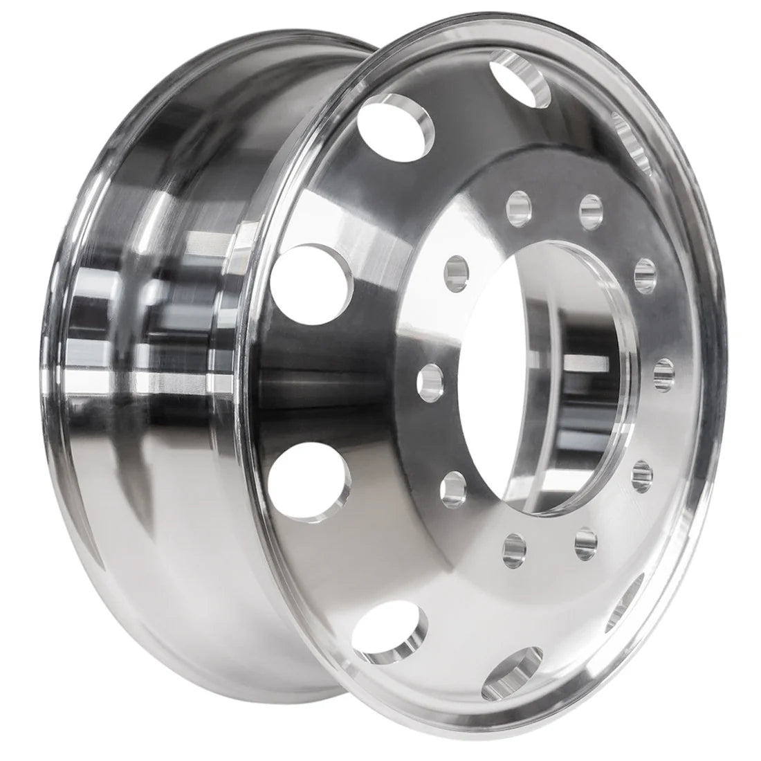 Uplead Truck Wheel 22.5x8.25   Forged Aluminum Rims Machined Polished Hub-Piloted