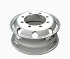 UpLead 19.5 x 7.5 Forged Aluminum Truck Wheels – Mirror Polished Both Sides