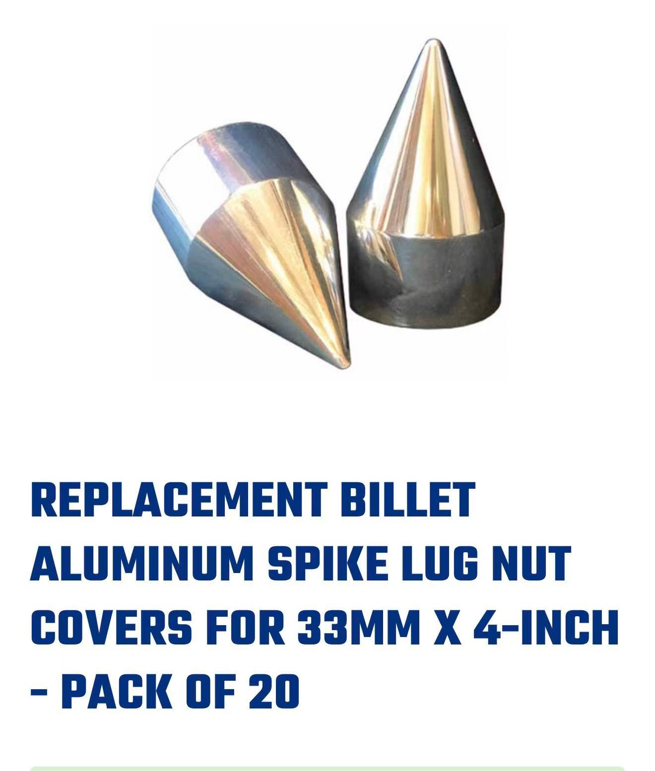 Aluminum Spike Lug Nut Covers