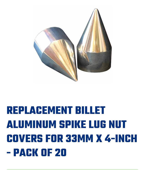Aluminum Spike Lug Nut Covers