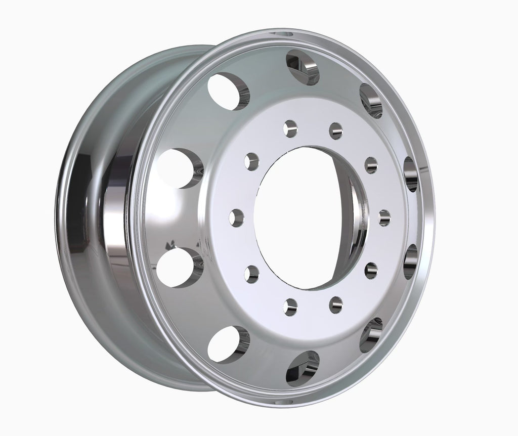 Uplead Truck Wheel 22.5x8.25 Heavy Duty Truck Wheels  Forged Aluminum Rims Both-Side Mirror Polished
