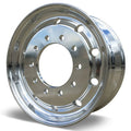 22.5 Aluminum Wheels – Polished Forged 22.5x9 Flat Face Front Hub Pilot Rims