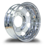 UpLead 24.5 x 8.25 Kenworth-Style Forged Aluminum Truck Wheels – Mirror Polished