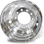 UpLead 24.5 x 8.25 Forged Aluminum Truck Wheels – Mirror Polished Both Sides