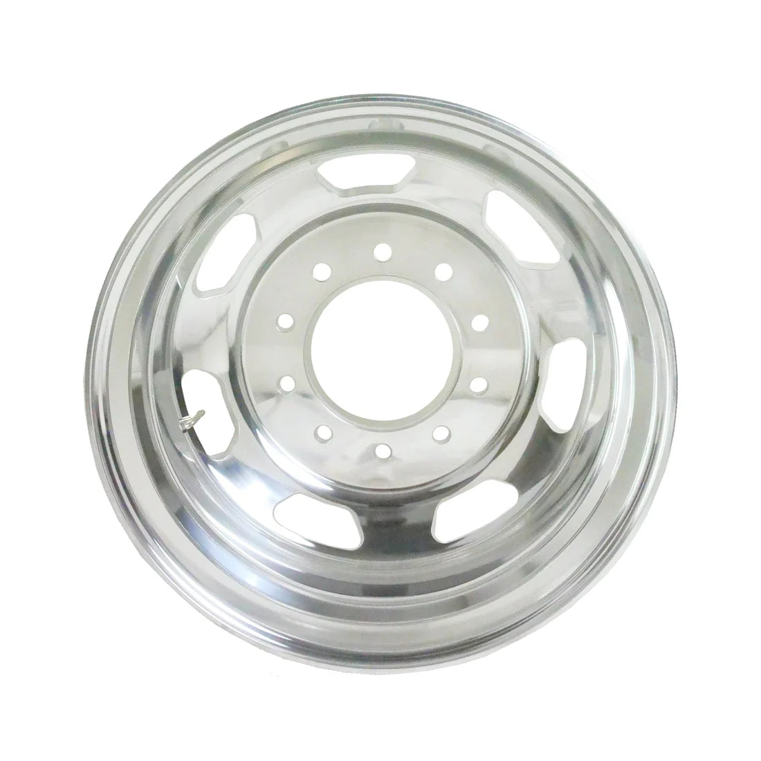Truck Wheel 24.5 x 8.25 Kenworth Stylized Rims - Polished Both Sides