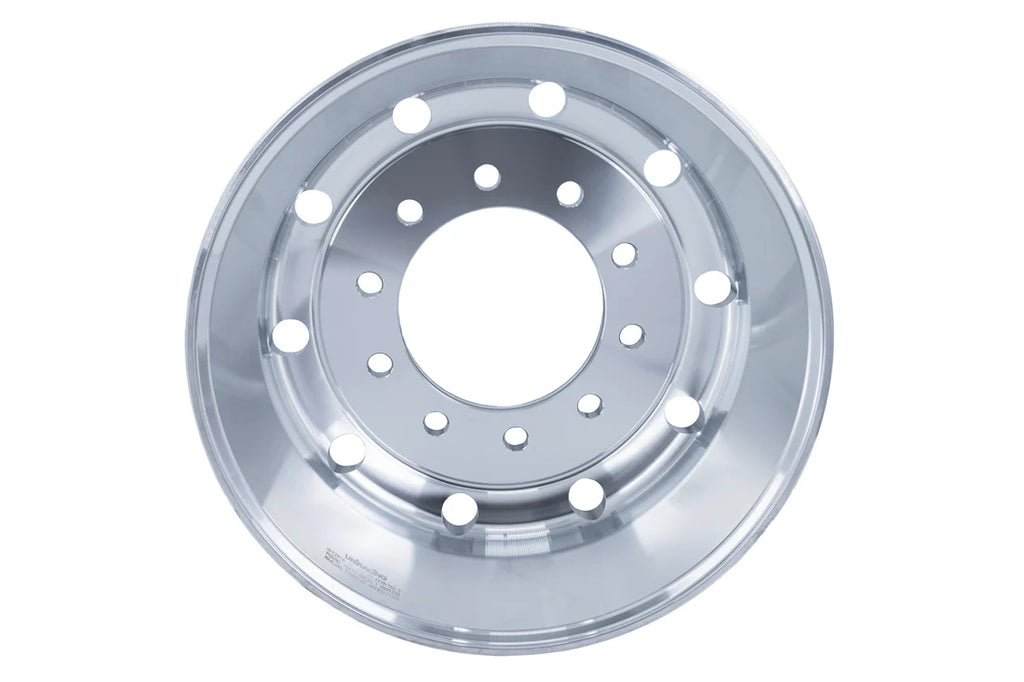 22.5 Aluminum Wheels – Polished Forged 22.5x9 Flat Face Front Hub Pilot Rims