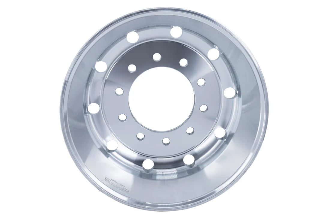 22.5 Aluminum Wheels – Polished Forged 22.5x9 Flat Face Front Hub Pilot Rims