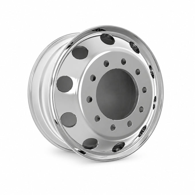 Uplead Truck Wheel 22.5x8.25 Heavy Duty Truck Wheels  Forged Aluminum Rims Both-Side Mirror Polished