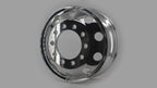 UpLead 24.5 x 8.25 Forged Aluminum Truck Wheels – Mirror Polished Both Sides